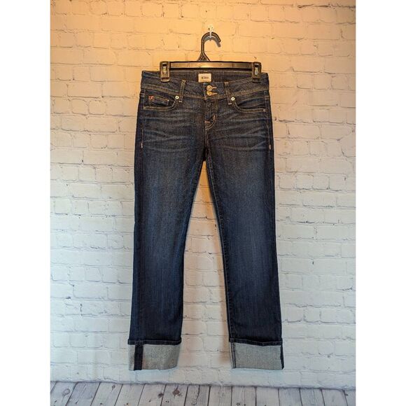 Hudson crop Ginny strait cuffed low rise capris 26" - Picture 1 of 5